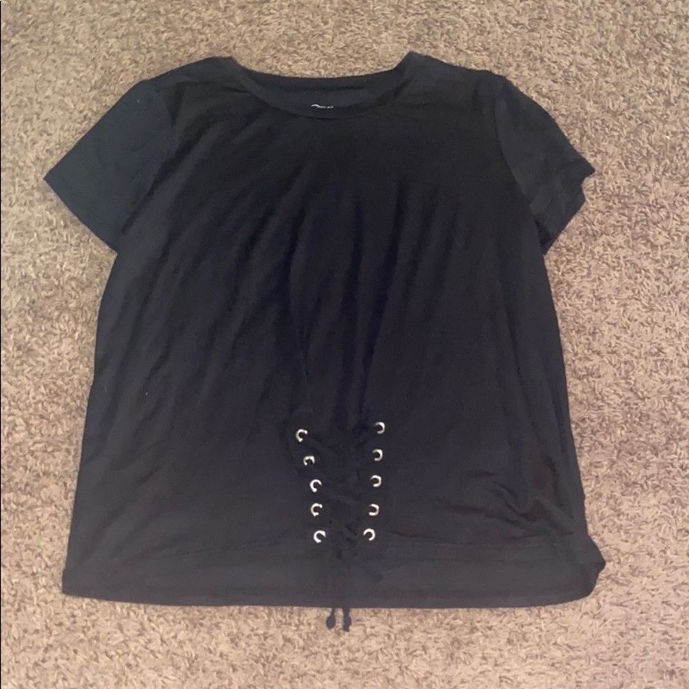 black tie shirt